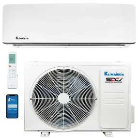 12,000 Btu Klimaire 21.4 SEER2 220V Wall-mounted Ductless Mini-split Air Conditioner Heat Pump WiFi works with Alexa®