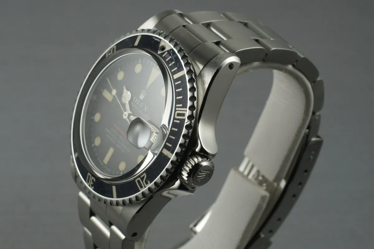 1969 Rolex Red Submariner 1680 Mark II Dial