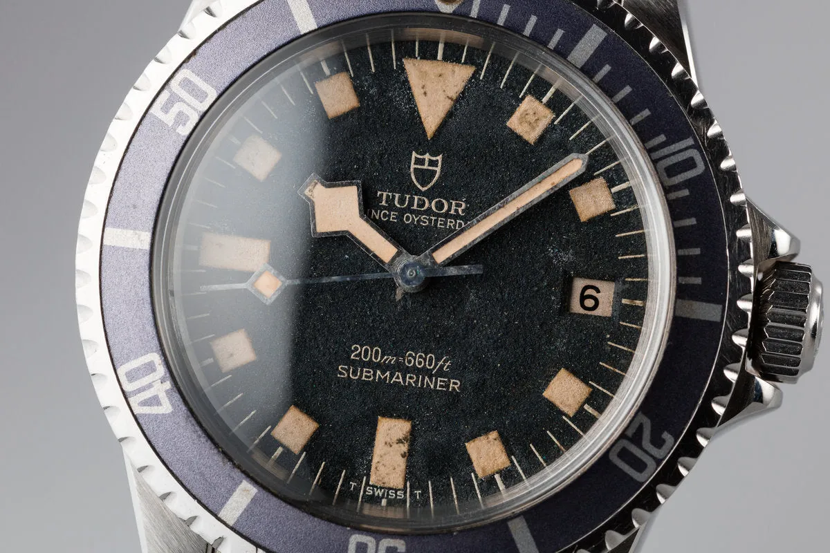 1974 Tudor Snowflake Submariner 9411/0  "Stone" Dial with Lavender Bezel Insert