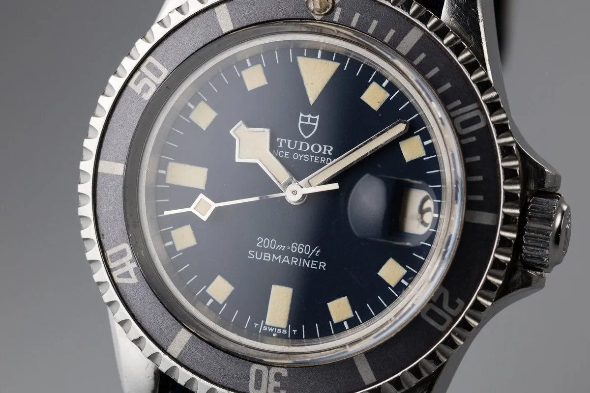 1975 Tudor Snowflake Submariner 9411/0 Blue Dial