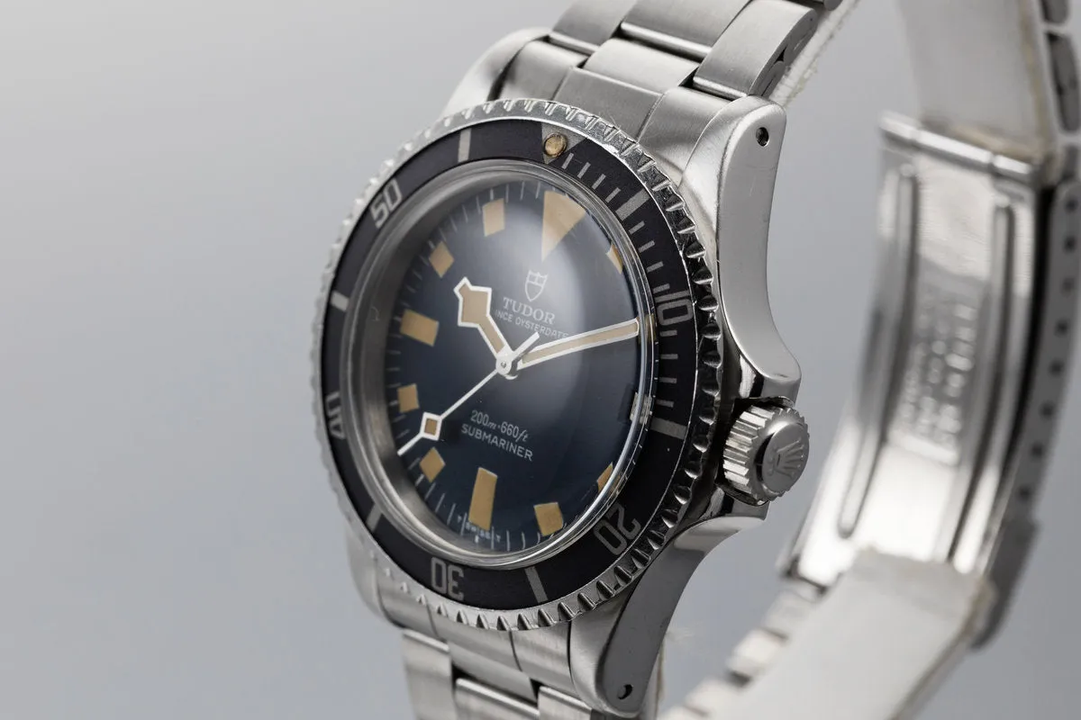 1975 Tudor Snowflake Submariner 94110/0 Blue Dial