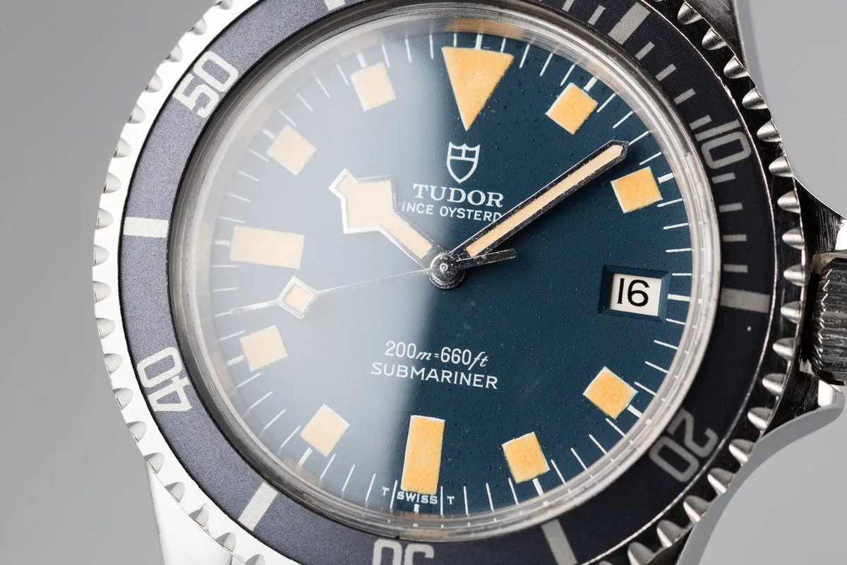 1975 Tudor Snowflake Submariner 94110/0 Blue Dial