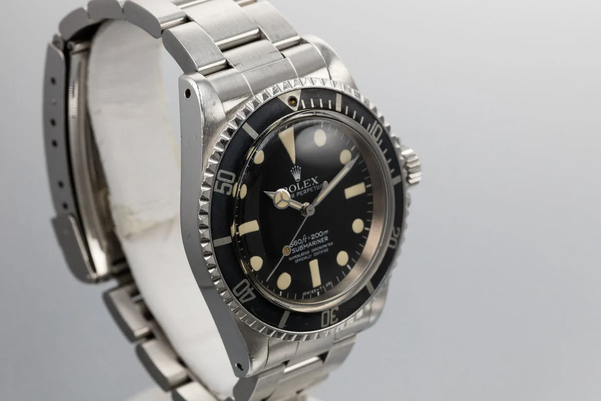 1977 Rolex Submariner 5512 with Mark 1Maxi Dial owned by Robert F Marx "the true father of underwater archaeology"