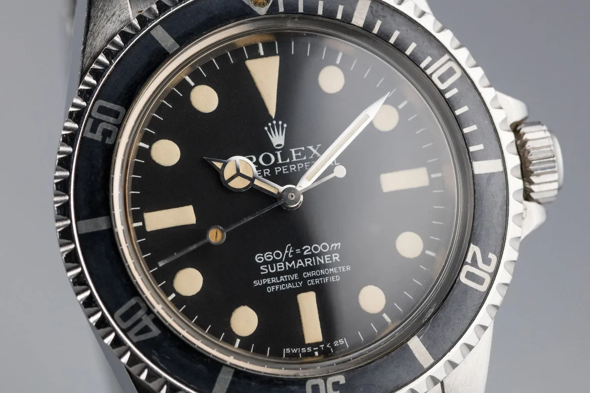 1977 Rolex Submariner 5512 with Mark 1Maxi Dial owned by Robert F Marx "the true father of underwater archaeology"