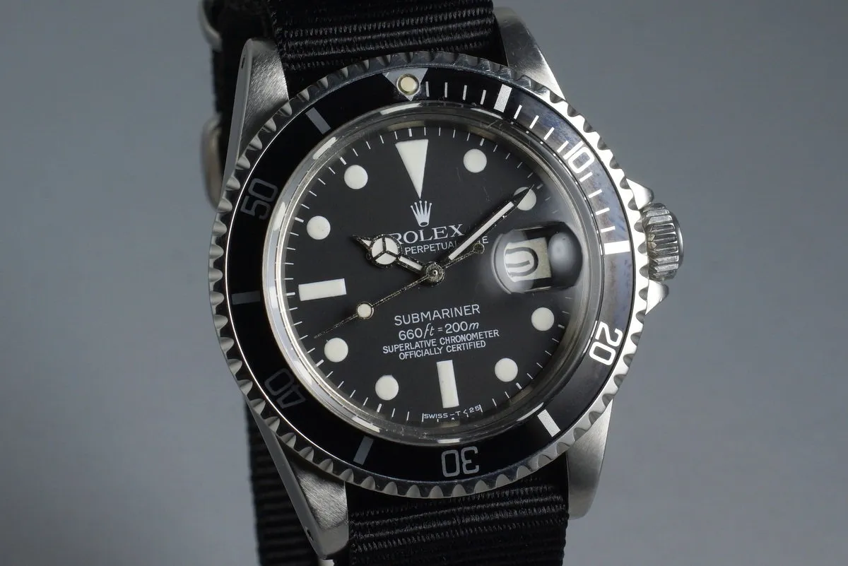 1978 Rolex Submariner 1680 with Box and RCS Papers