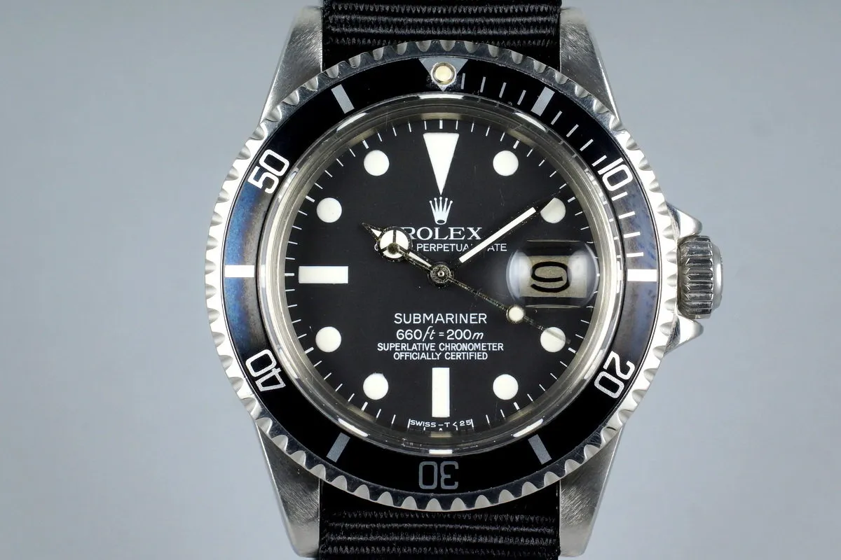 1978 Rolex Submariner 1680 with Box and RCS Papers