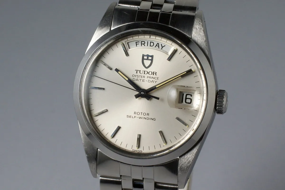 1980's Tudor Date-Day 94710 Silver Dial