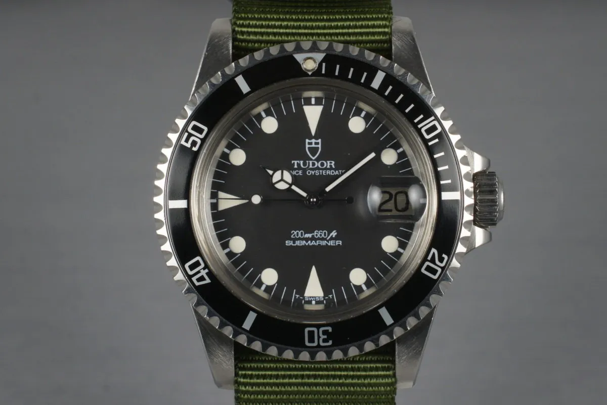 1986 Tudor Submariner 76100 with Box