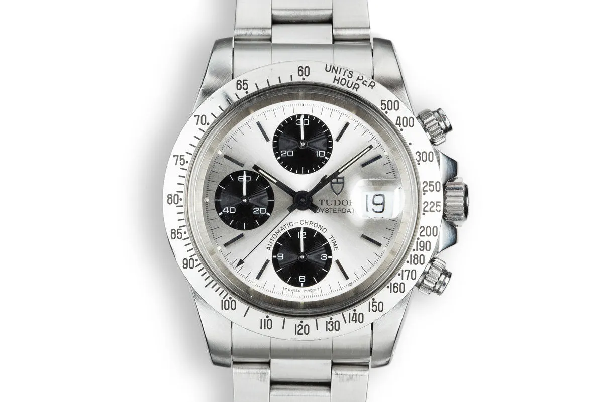 1993 Tudor Chronograph "Big Block" 79180 Silver Dial