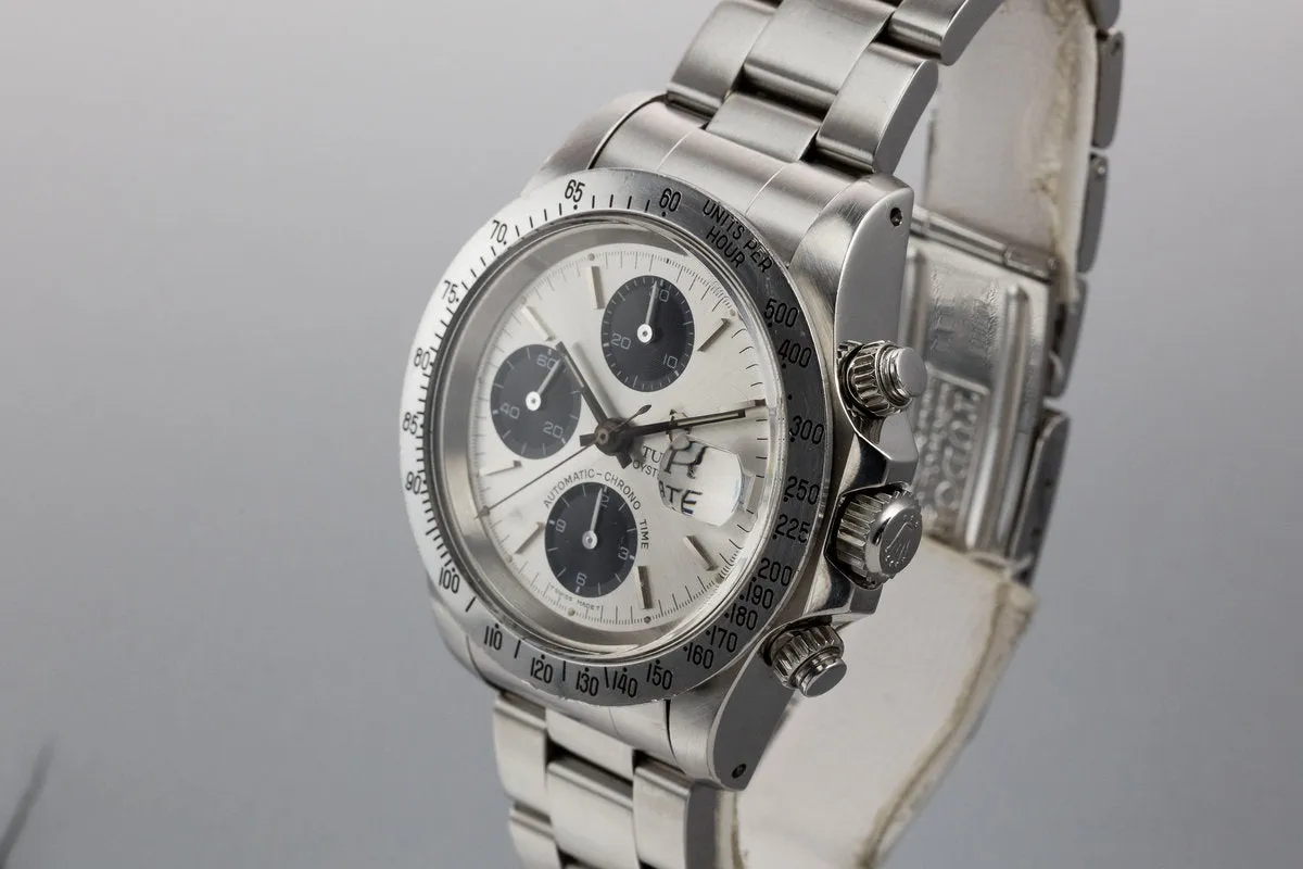 1993 Tudor Chronograph "Big Block" 79180 Silver Dial