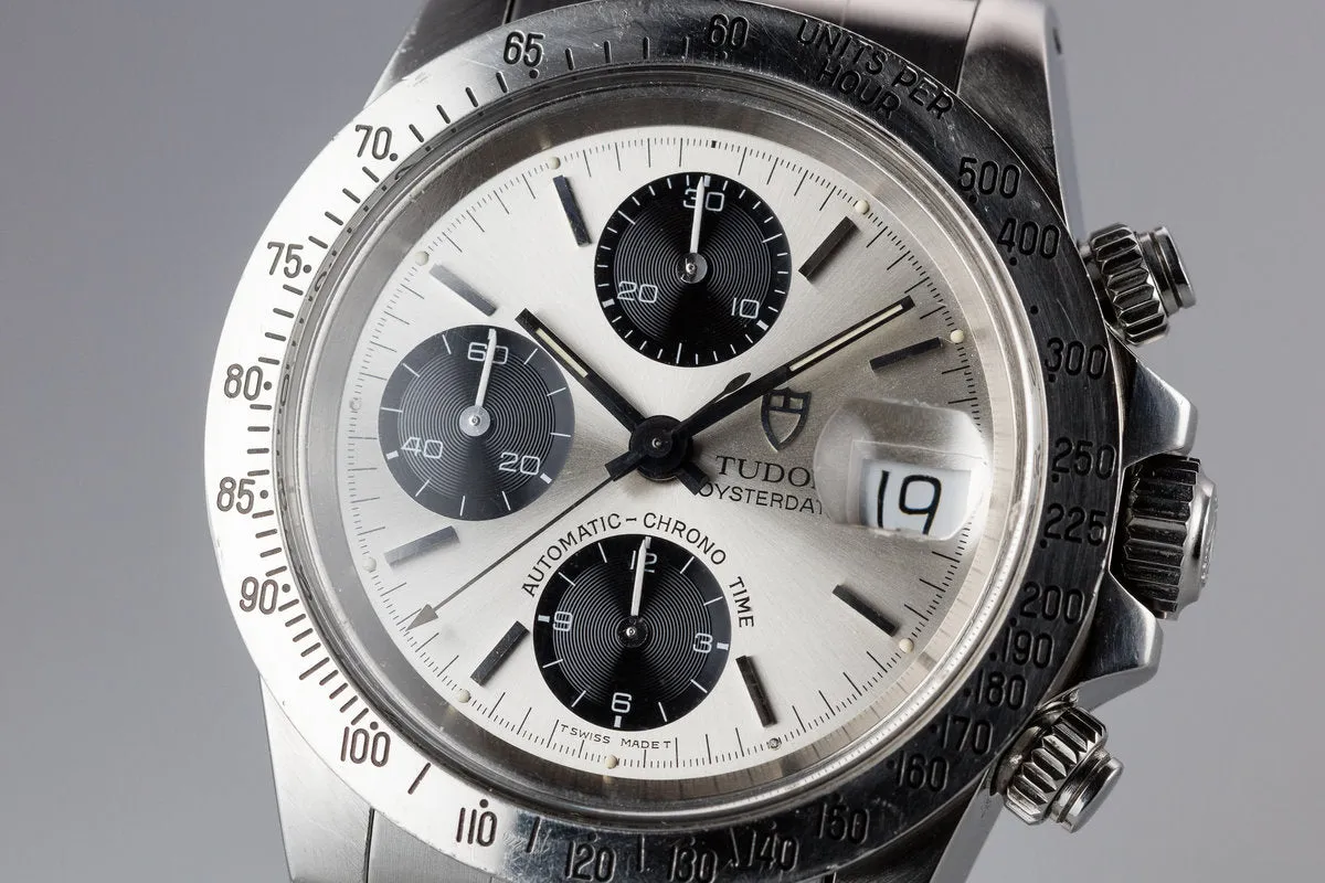 1993 Tudor Chronograph "Big Block" 79180 Silver Dial