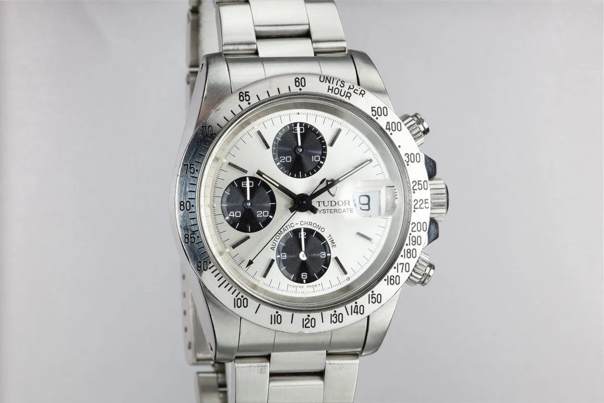 1993 Tudor Chronograph "Big Block" 79180 Silver Dial