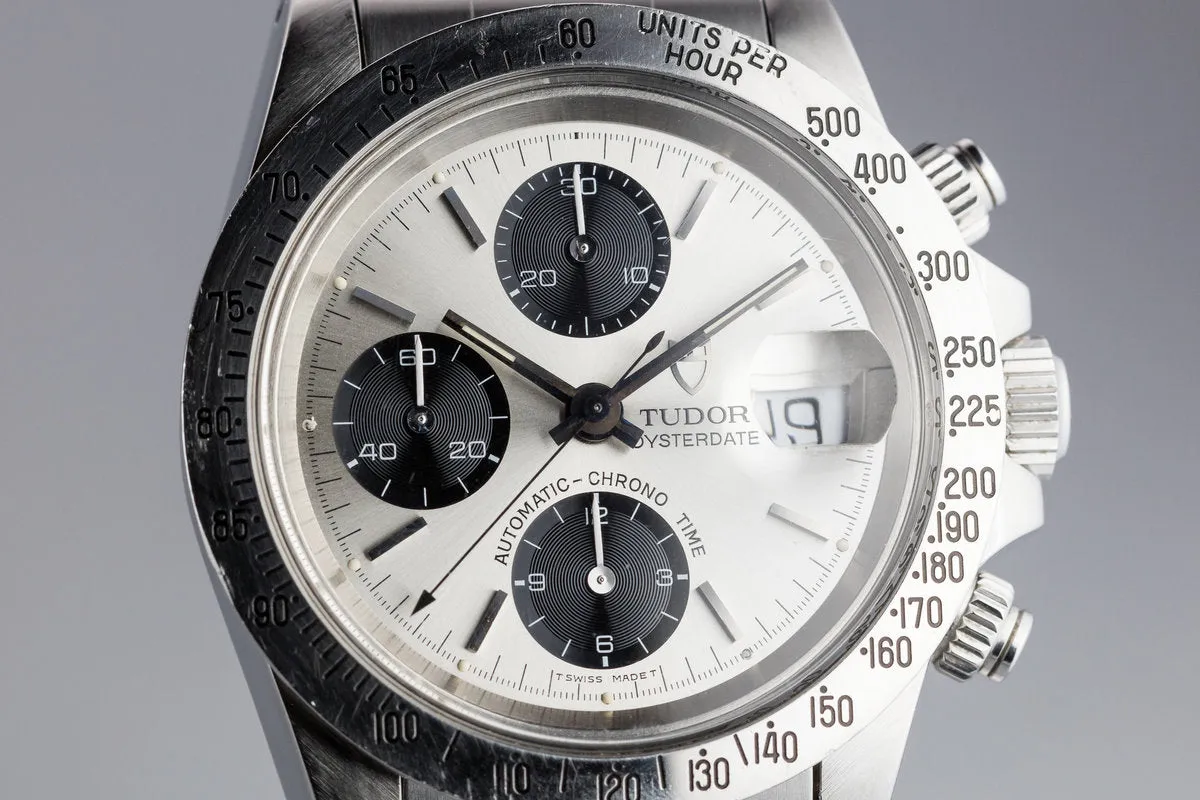 1993 Tudor Chronograph "Big Block" 79180 Silver Dial