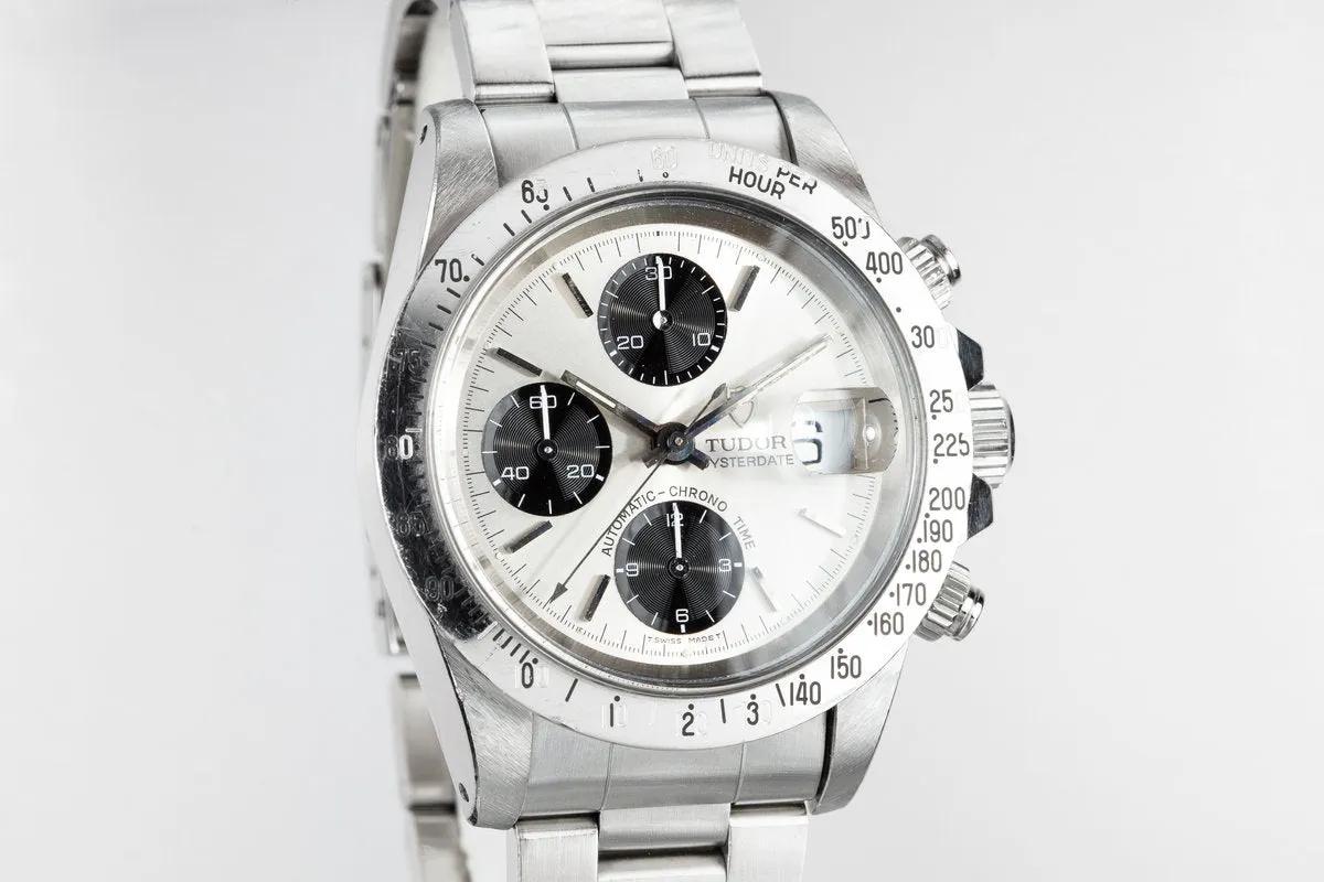 1993 Tudor Chronograph "Big Block" 79180 Sliver Dial