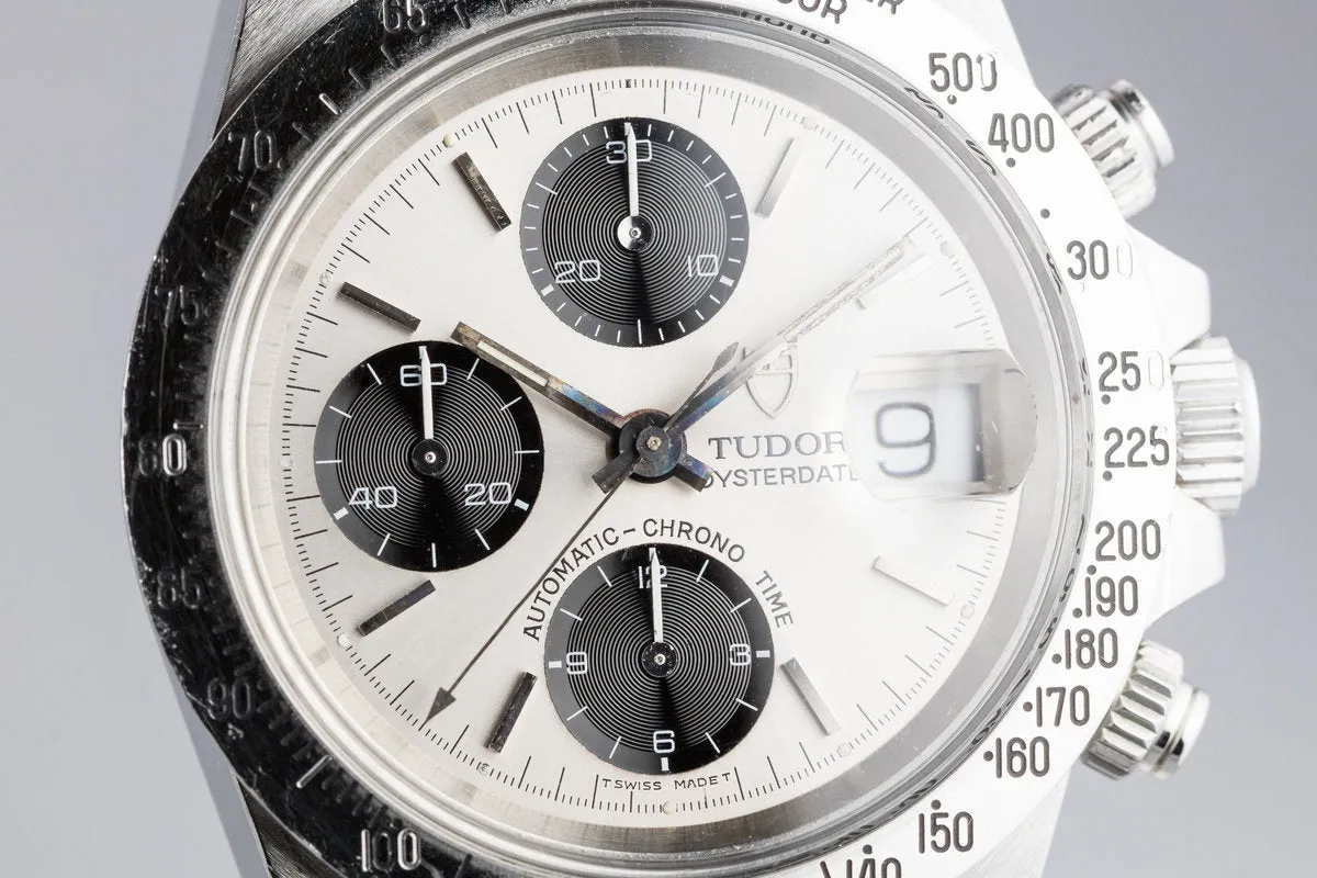 1993 Tudor Chronograph "Big Block" 79180 Sliver Dial