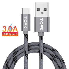 1m 2m USB Type C Charging Cable Data transmission & Charge Type-C USB