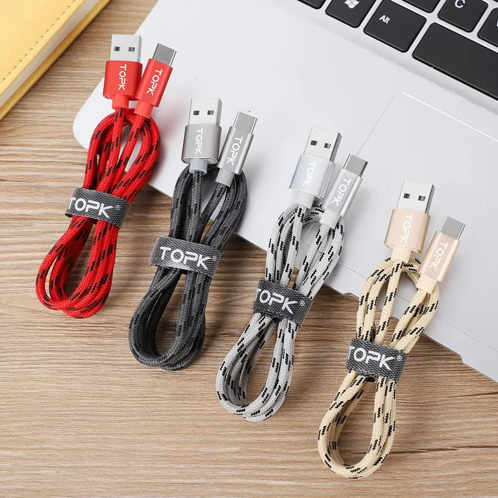 1m 2m USB Type C Charging Cable Data transmission & Charge Type-C USB