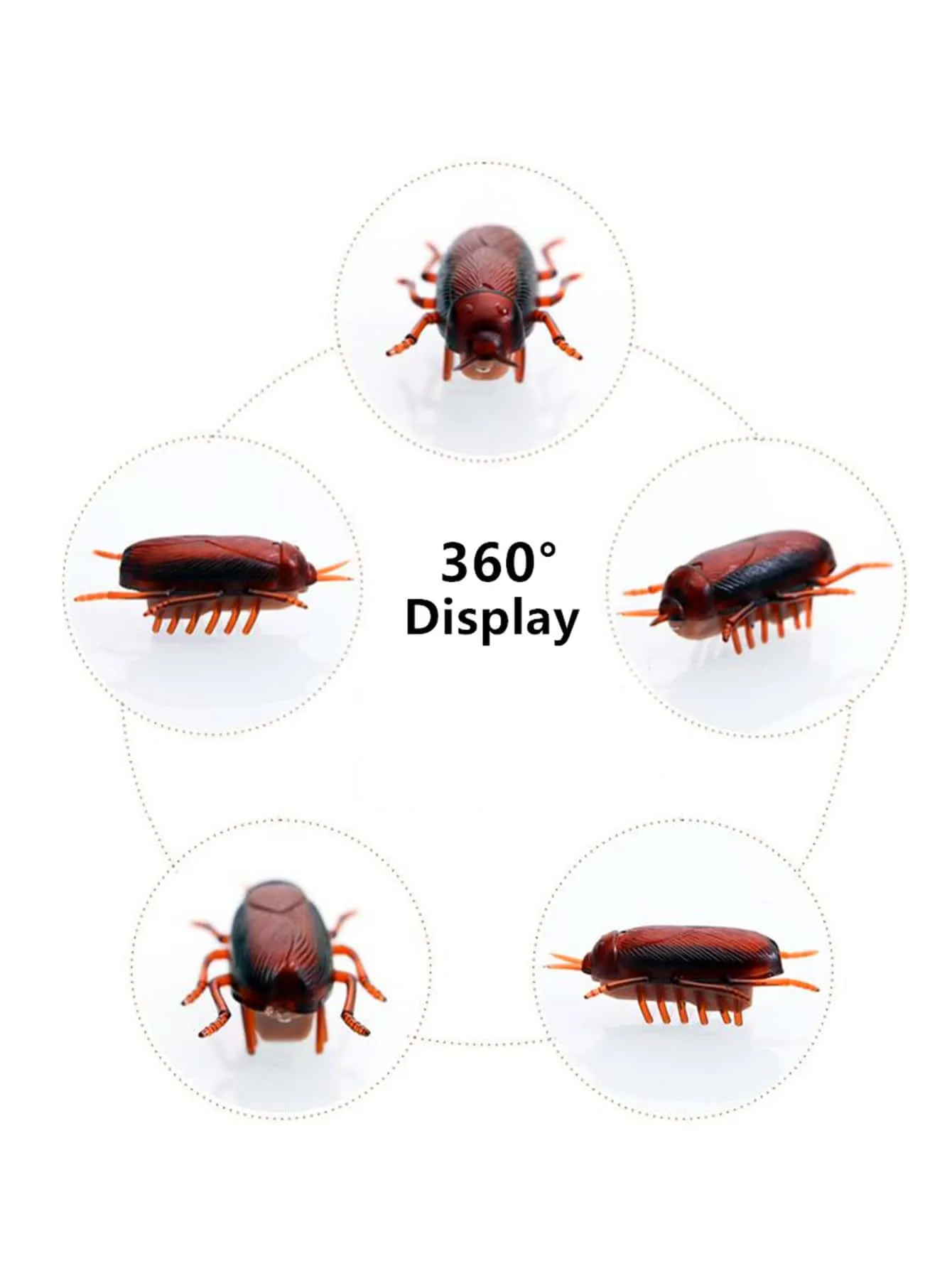 1pc Cockroach Design Electronic Cat Toy