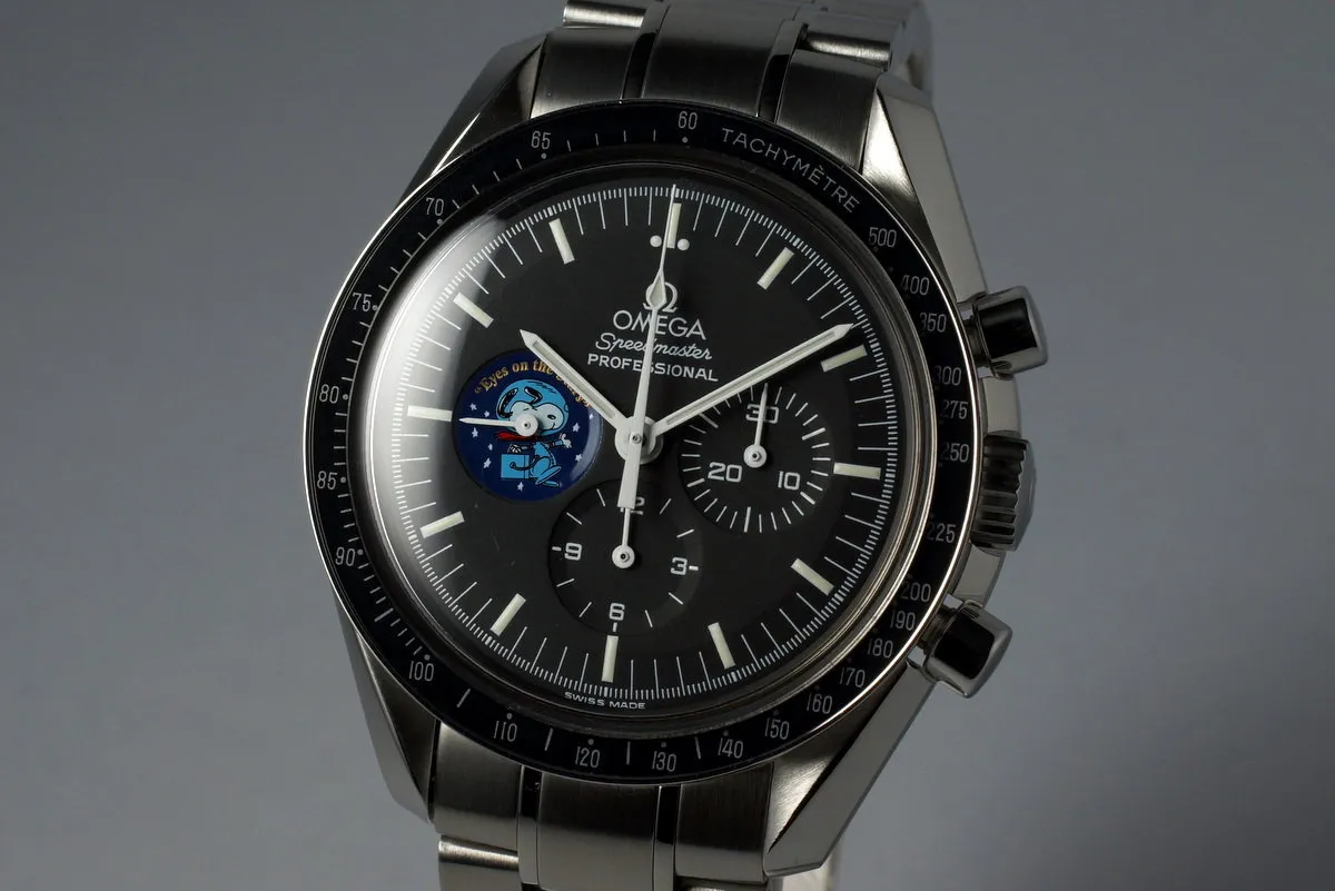 2003 Omega Speedmaster Snoopy Award 3578.51 with Box and Papers