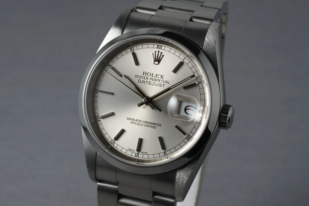 2005 Rolex DateJust 16200 with Box and Papers