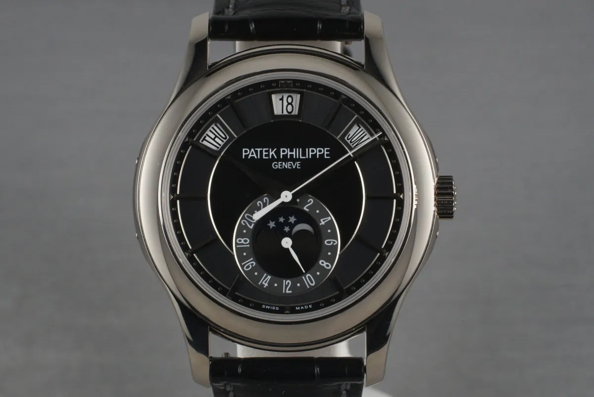 2011 Patek Philippe 18K White Gold 5205G Annual Calendar