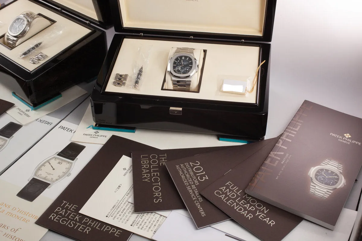 2014 Patek Philippe Nautilus 5712 /1A Blue Dial with Box and Papers