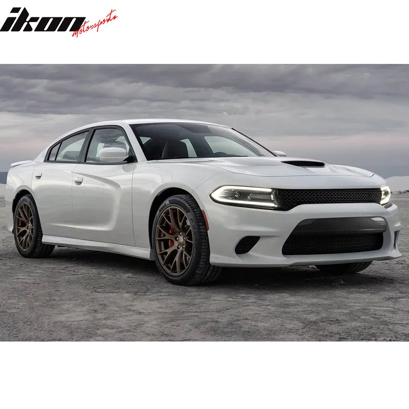 2015-2023 Dodge Charger OE Style Front Bumper Molding Carbon Fiber CF