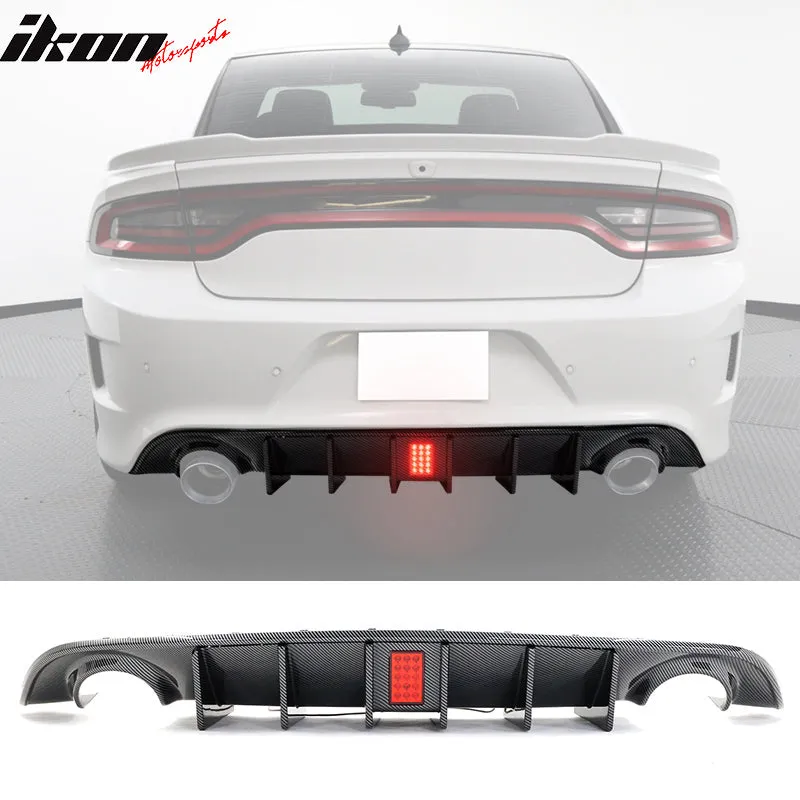 2015-2023 Dodge Charger Rear Bumper Diffuser PP 2PCS