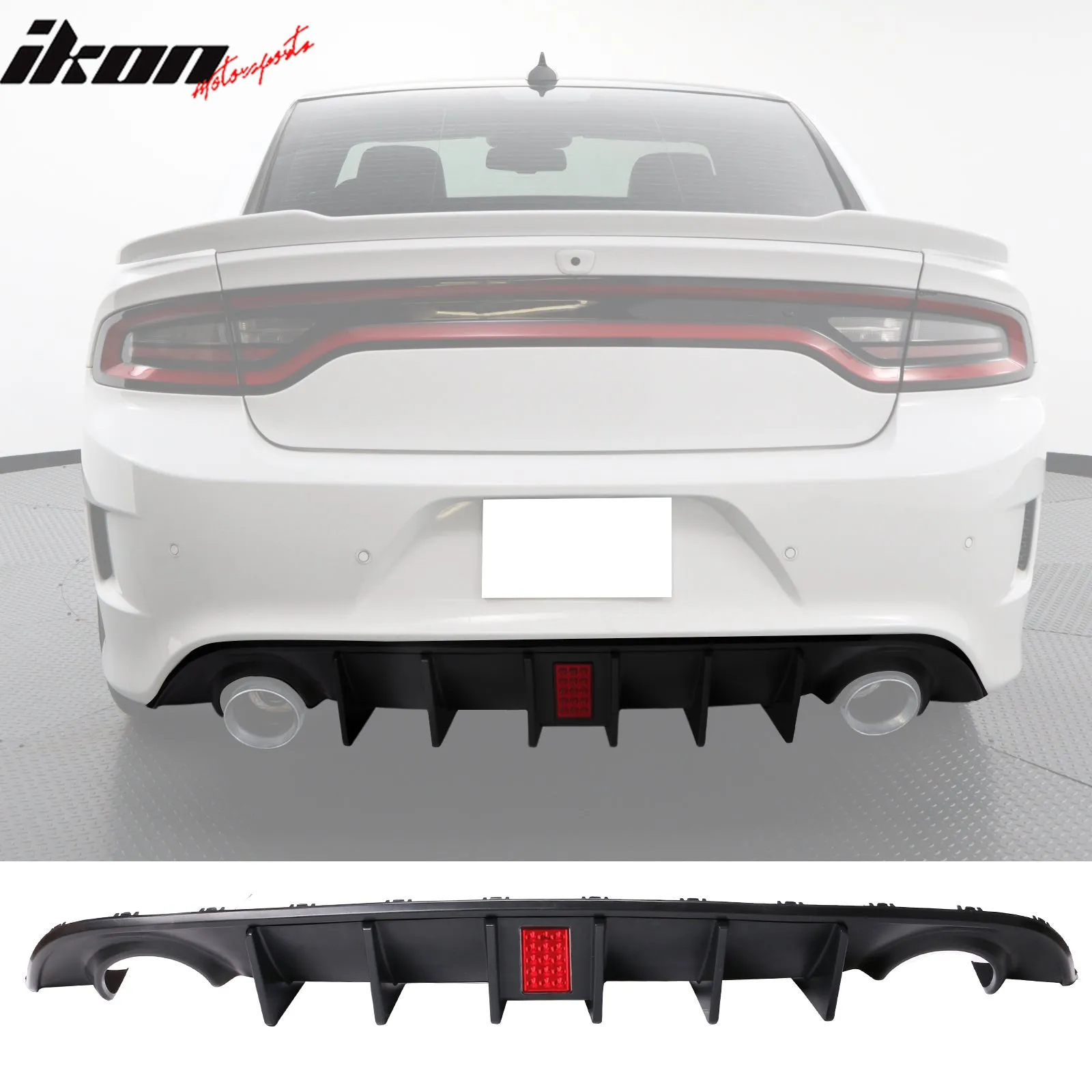 2015-2023 Dodge Charger Rear Bumper Diffuser PP 2PCS