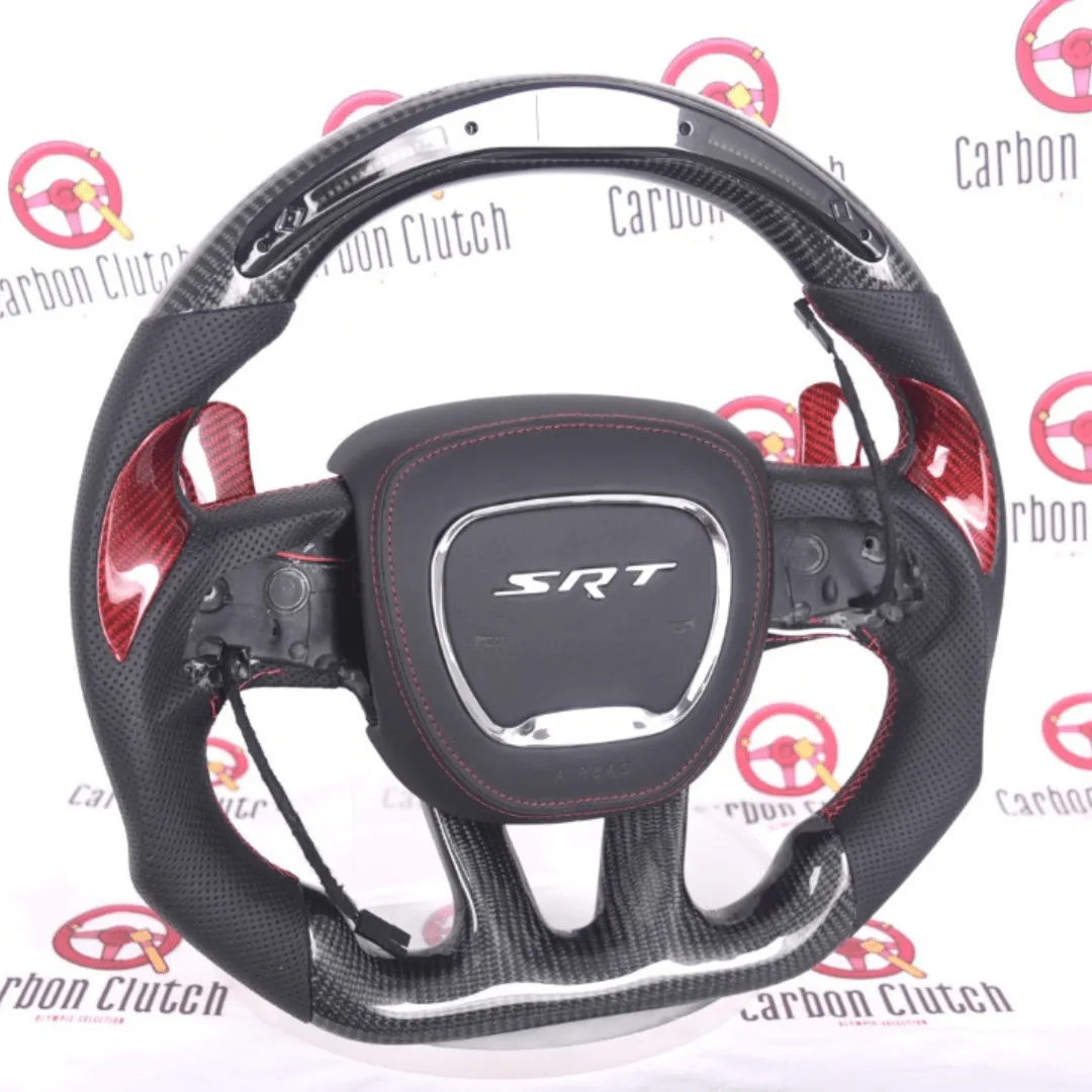 2015-2024 DODGE Charger/Challenger Custom Carbon Steering Wheel