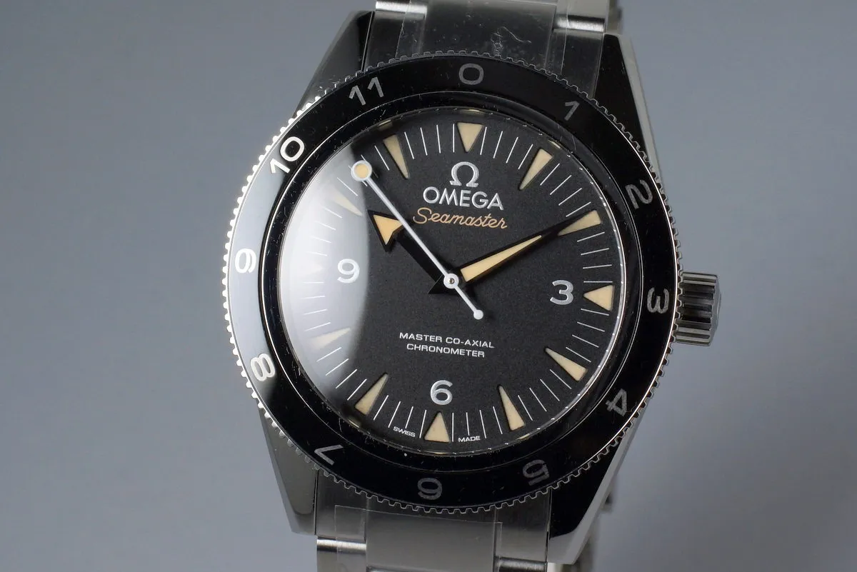 2015 Omega Seamaster 300 Lim. Ed. James Bond Spectre 233.32.41.21.01.001 with Box and Papers