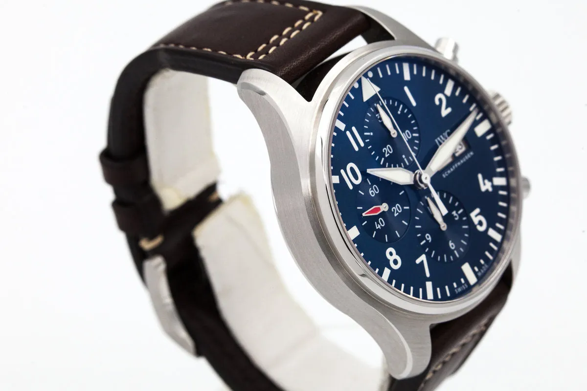 2016 IWC Pilot’s Chronograph IW377714 with Box and Papers