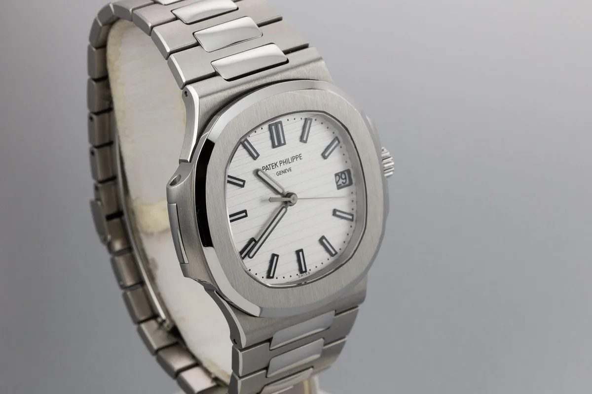 2018 Patek Philippe Nautilus 5711/1A White Dial with Box and Papers