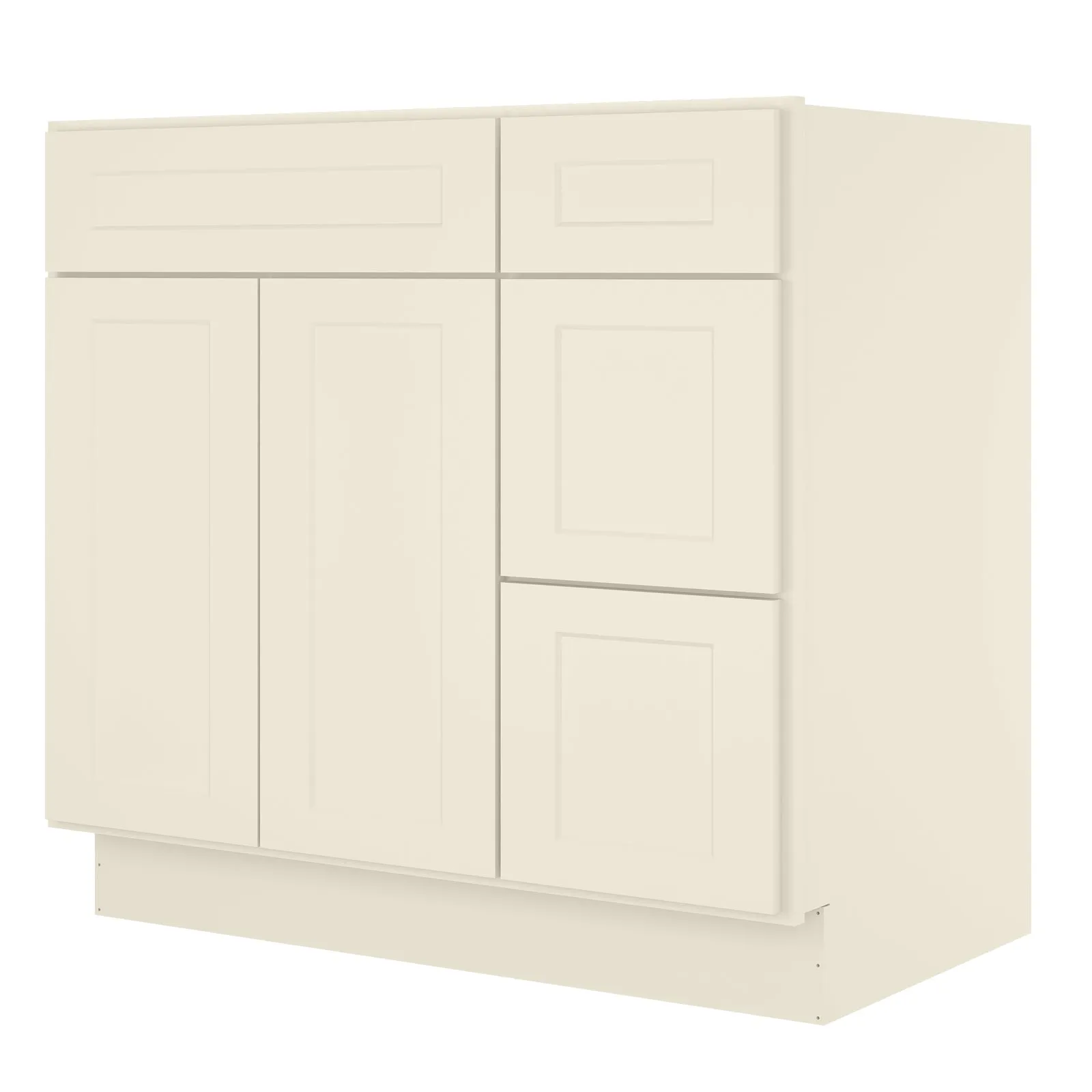 21"Dx36"Wx34-1/2"H Birch Solid Wood Bath Vanity Cabinet without Top V3621DR