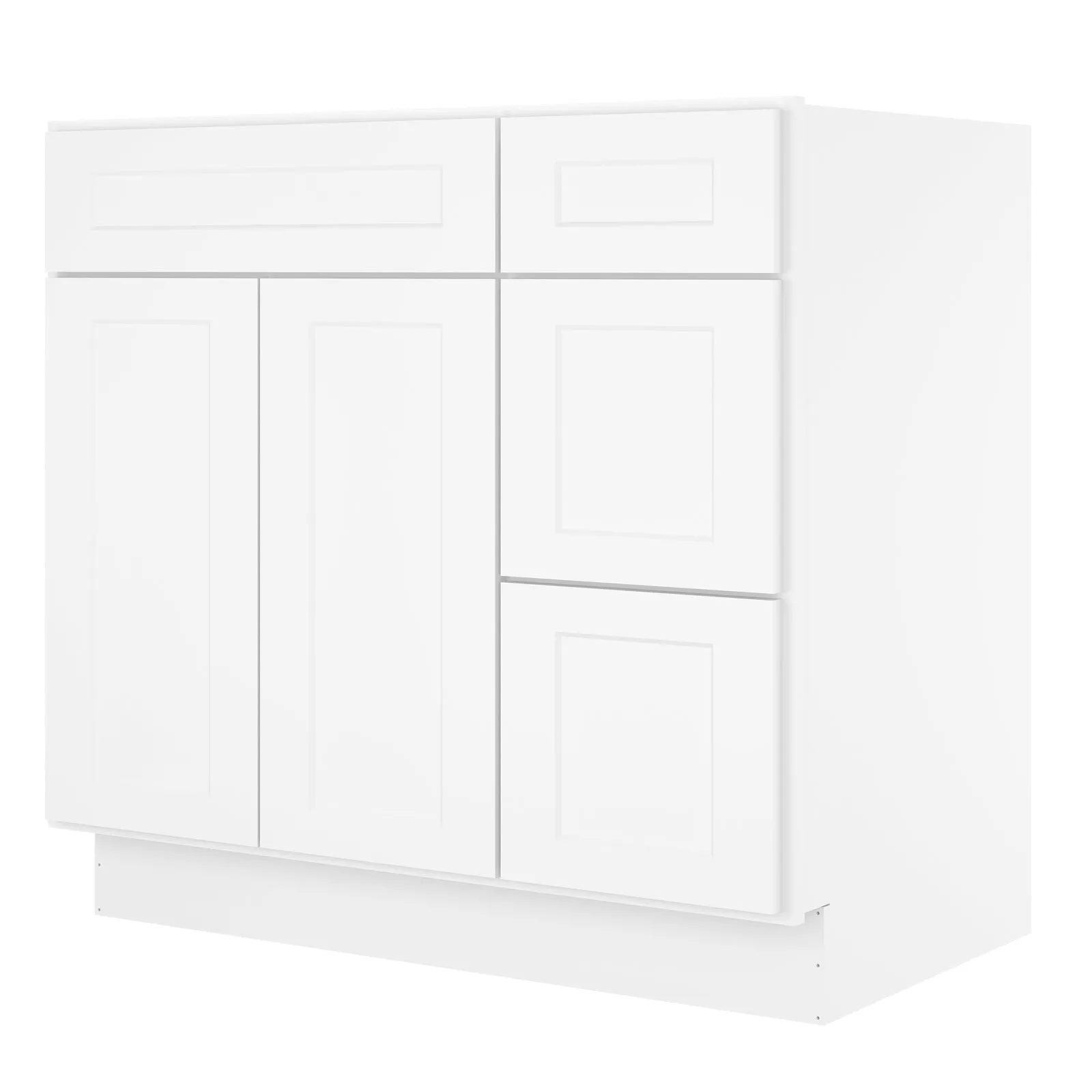 21"Dx36"Wx34-1/2"H Birch Solid Wood Bath Vanity Cabinet without Top V3621DR