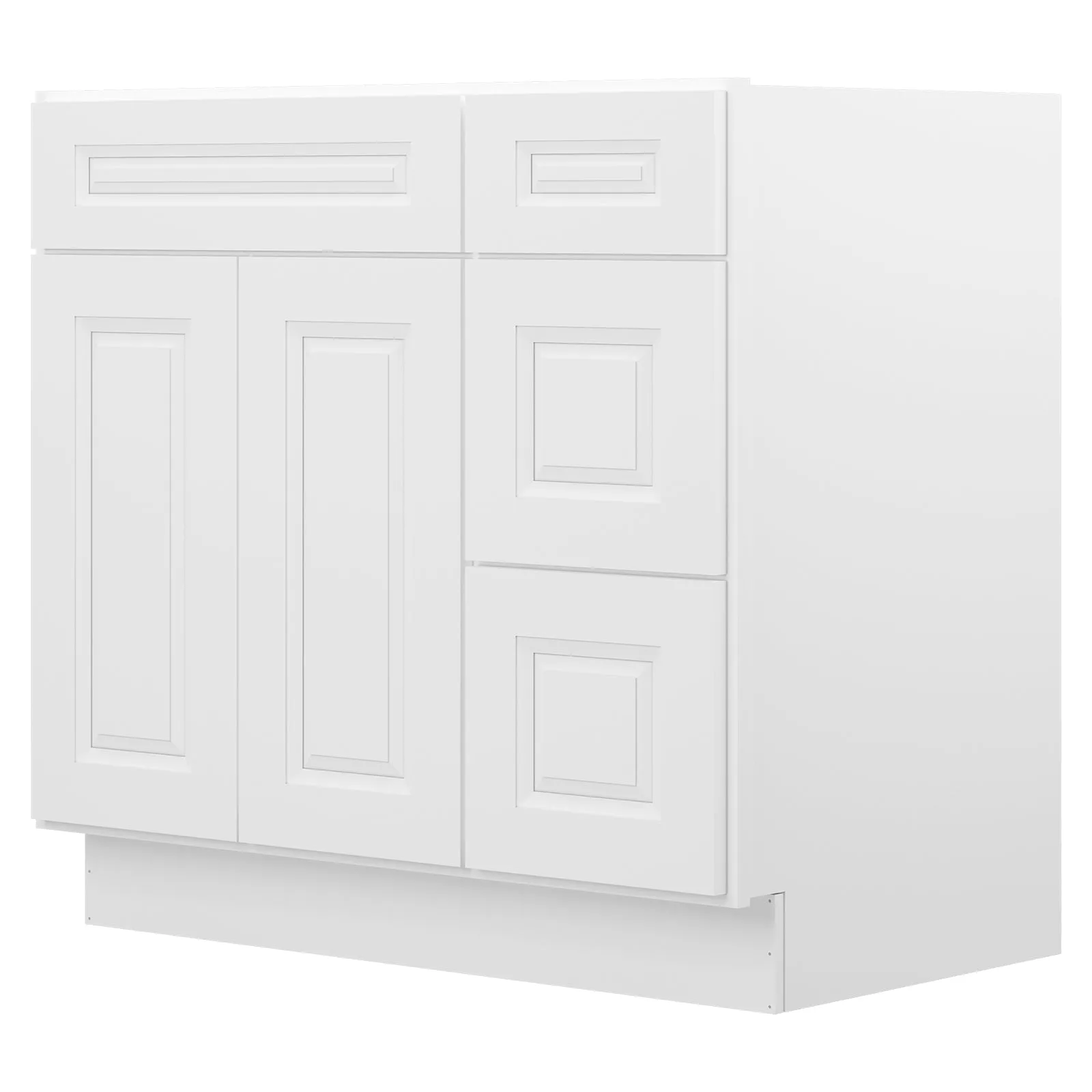 21"Dx36"Wx34-1/2"H Birch Solid Wood Bath Vanity Cabinet without Top V3621DR