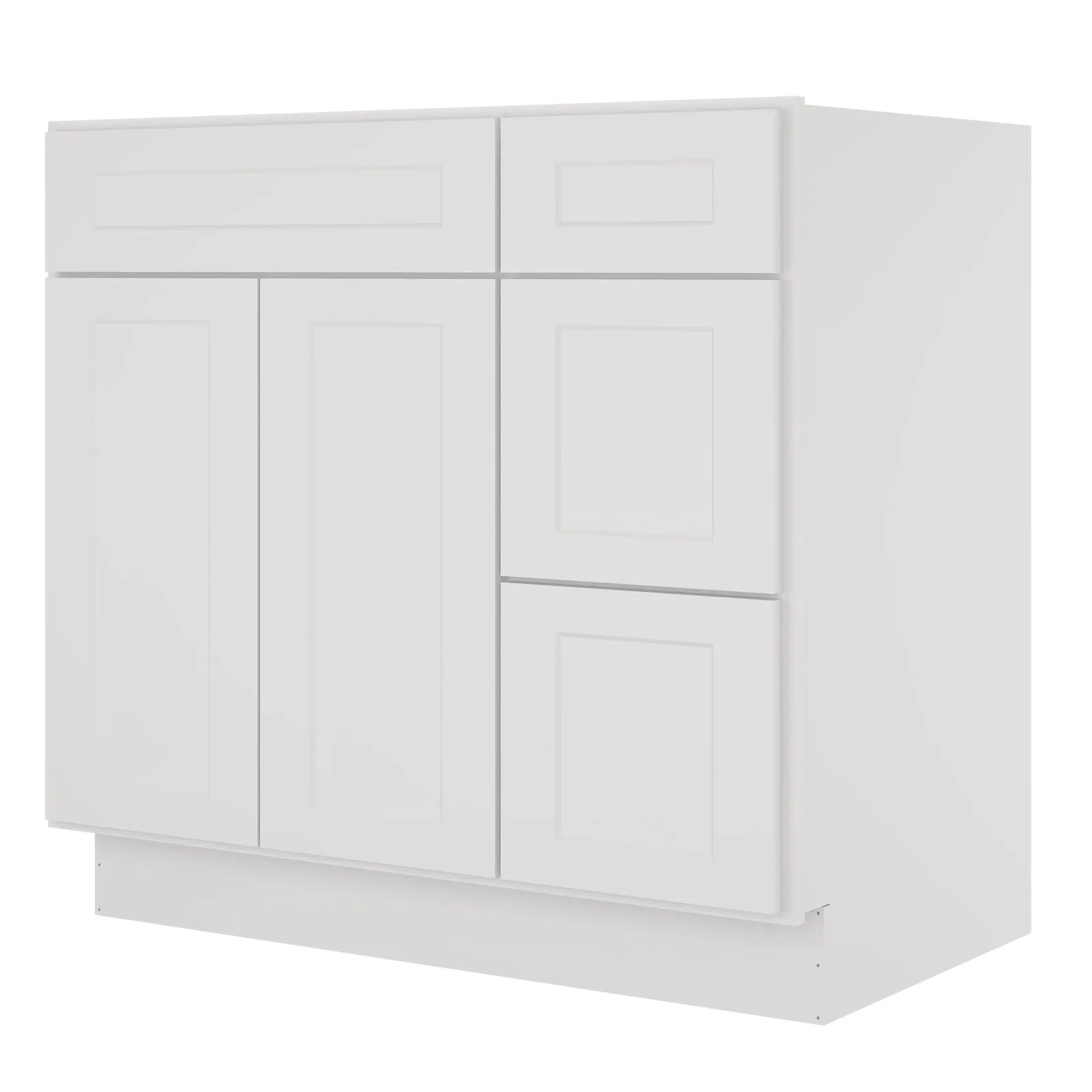 21"Dx36"Wx34-1/2"H Birch Solid Wood Bath Vanity Cabinet without Top V3621DR