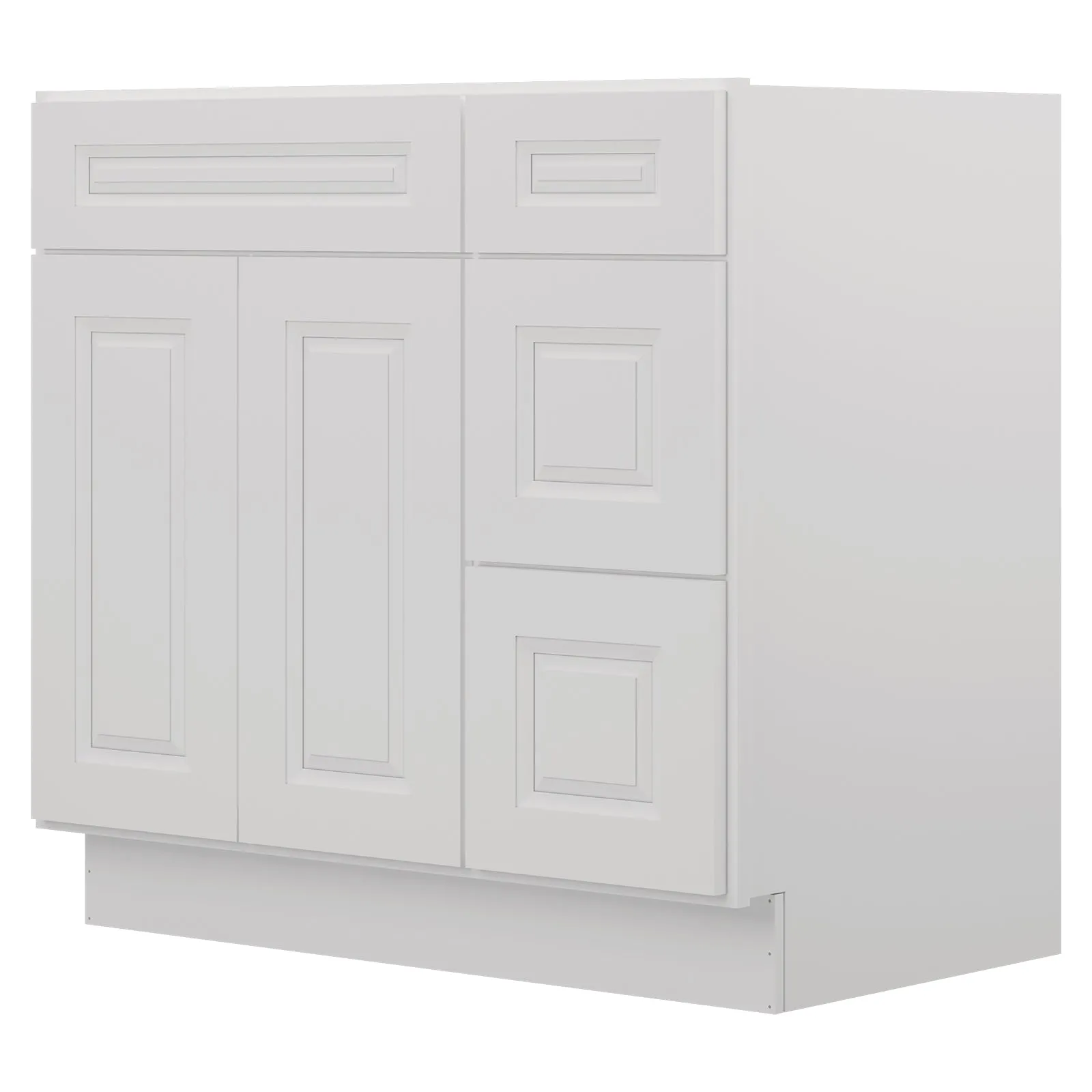 21"Dx36"Wx34-1/2"H Birch Solid Wood Bath Vanity Cabinet without Top V3621DR