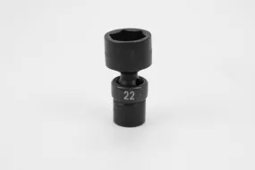 22 mm 3/8" Drive 6 Point Swivel Metric Impact Socket