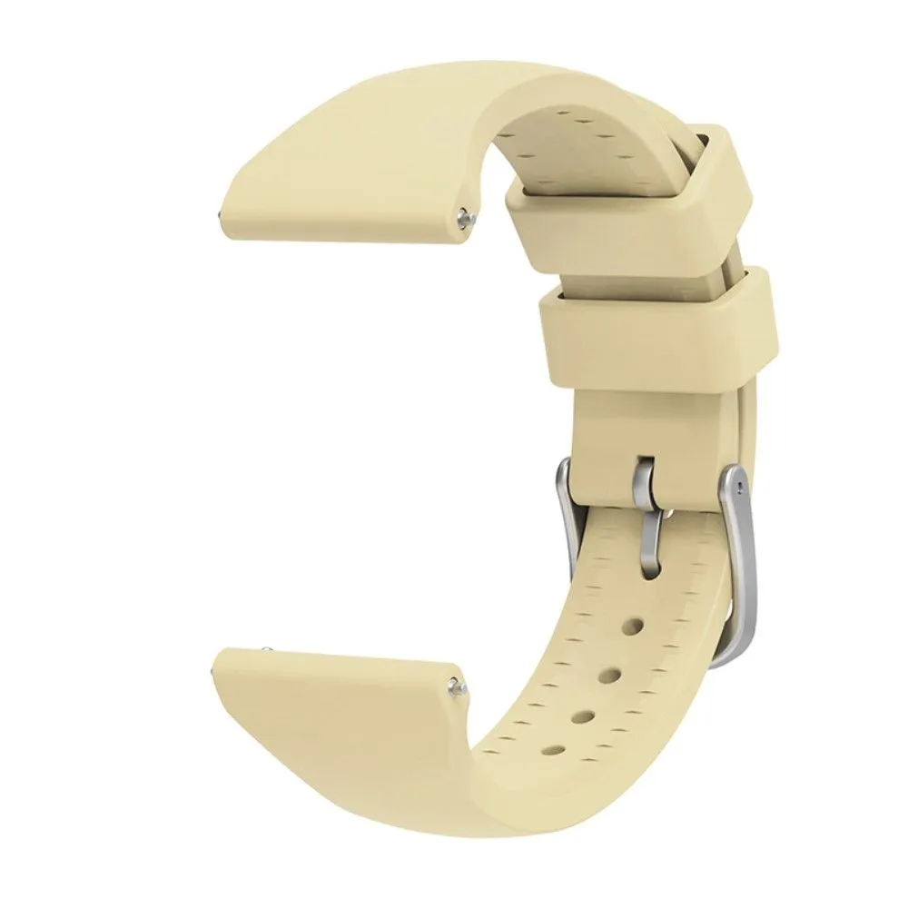 22mm Universal silicone watch strap - Beige