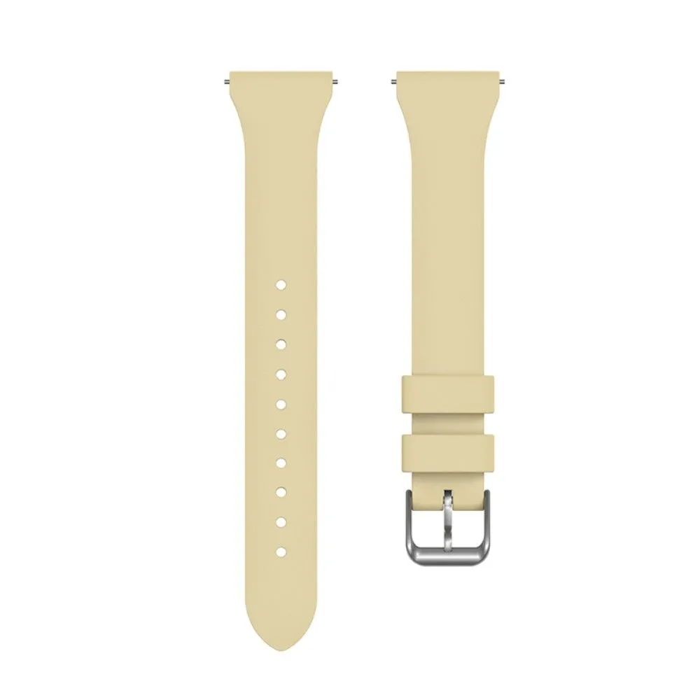 22mm Universal silicone watch strap - Beige