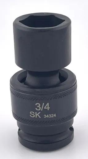 3/4" 1/2" Drive 6 Point Swivel Fractional Impact Socket