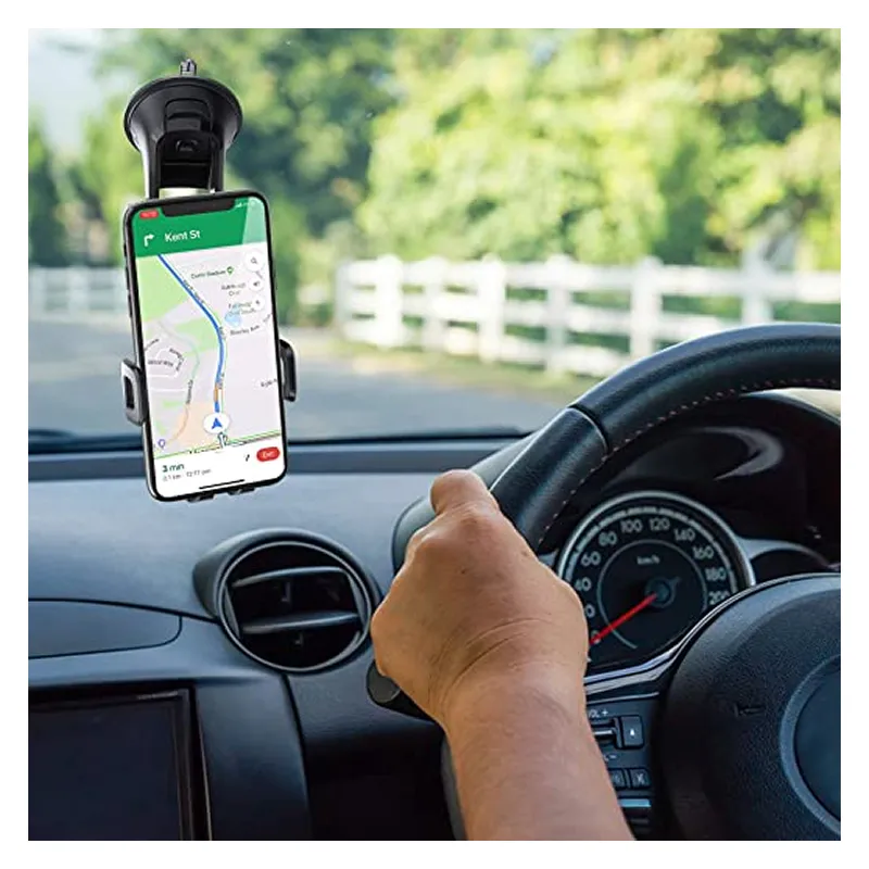 360 Degree Car Windshield & Dashboard Mount Phone Holder