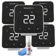 5-Pack Honeywell D6 Pro Wi-Fi Ductless Controller Black   LCD Cleaner