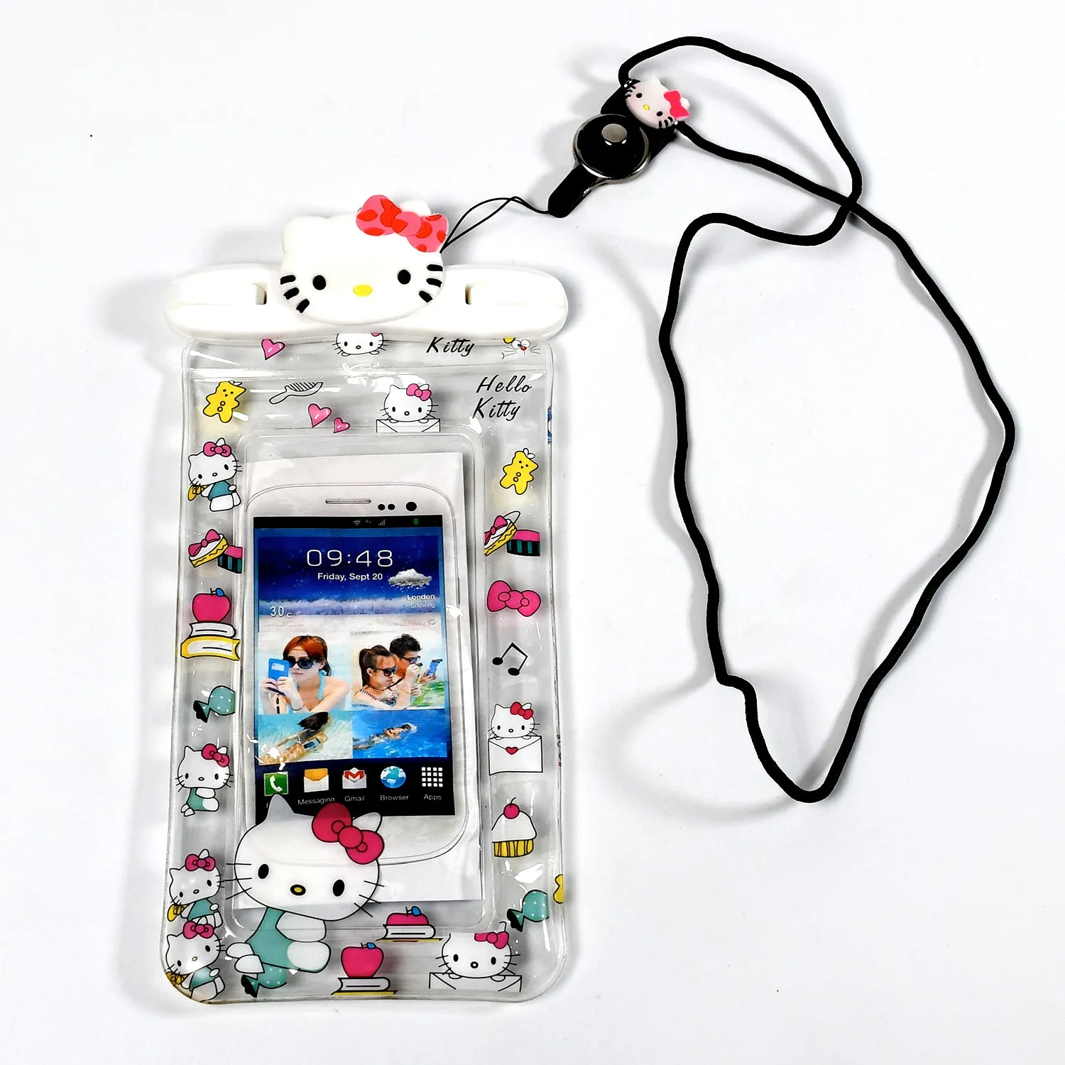 6387 Waterproof Pouch Zip Lock Mobile Cover Under Water Mobile Case For All Type Mobile Phones