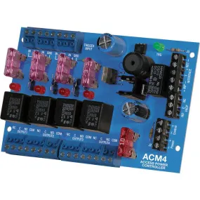 Access Dist Mod 4 Fuse Pwr Out,12/24Dc Oper Fai Selectable By Out Acm4