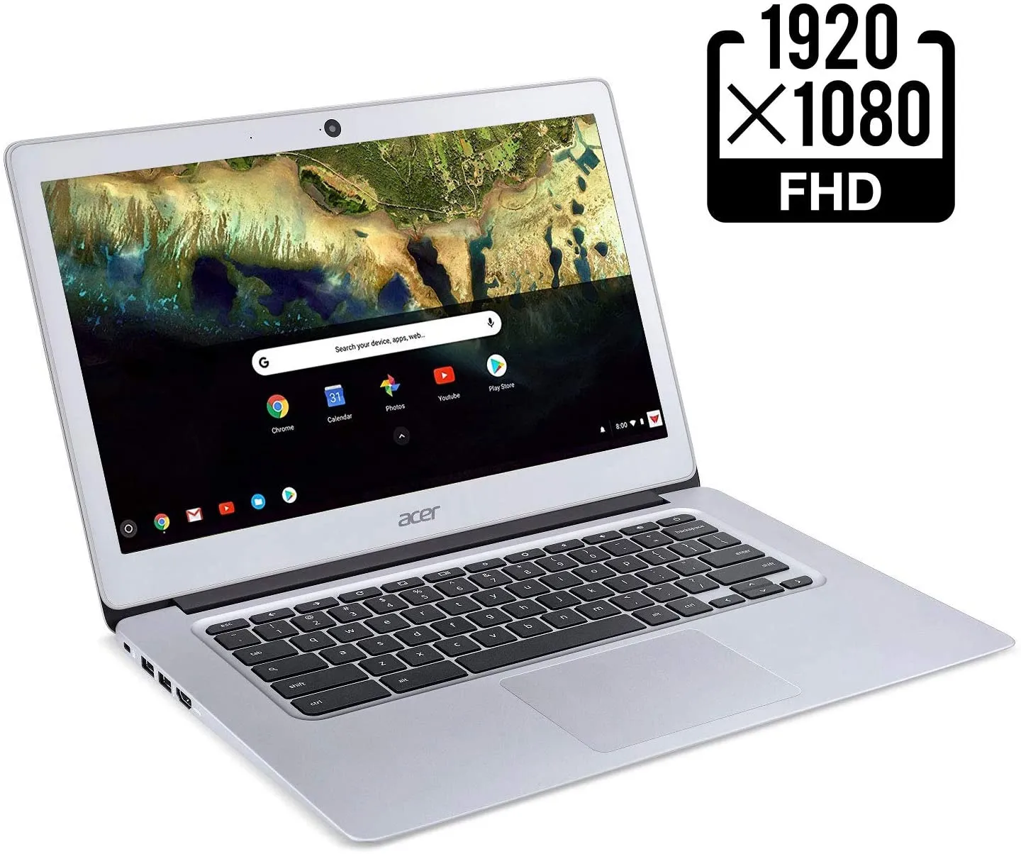 Acer Chromebook 14-inch Full HD | 100% Aluminum Chassis 4GB Ram 32GB Storage