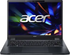 Acer TravelMate P4 Laptop, Intel Core i5-1335U, 8 GB RAM, 512 GB SSD, 14" Inch WUXGA Display, Win 11 Pro, Black