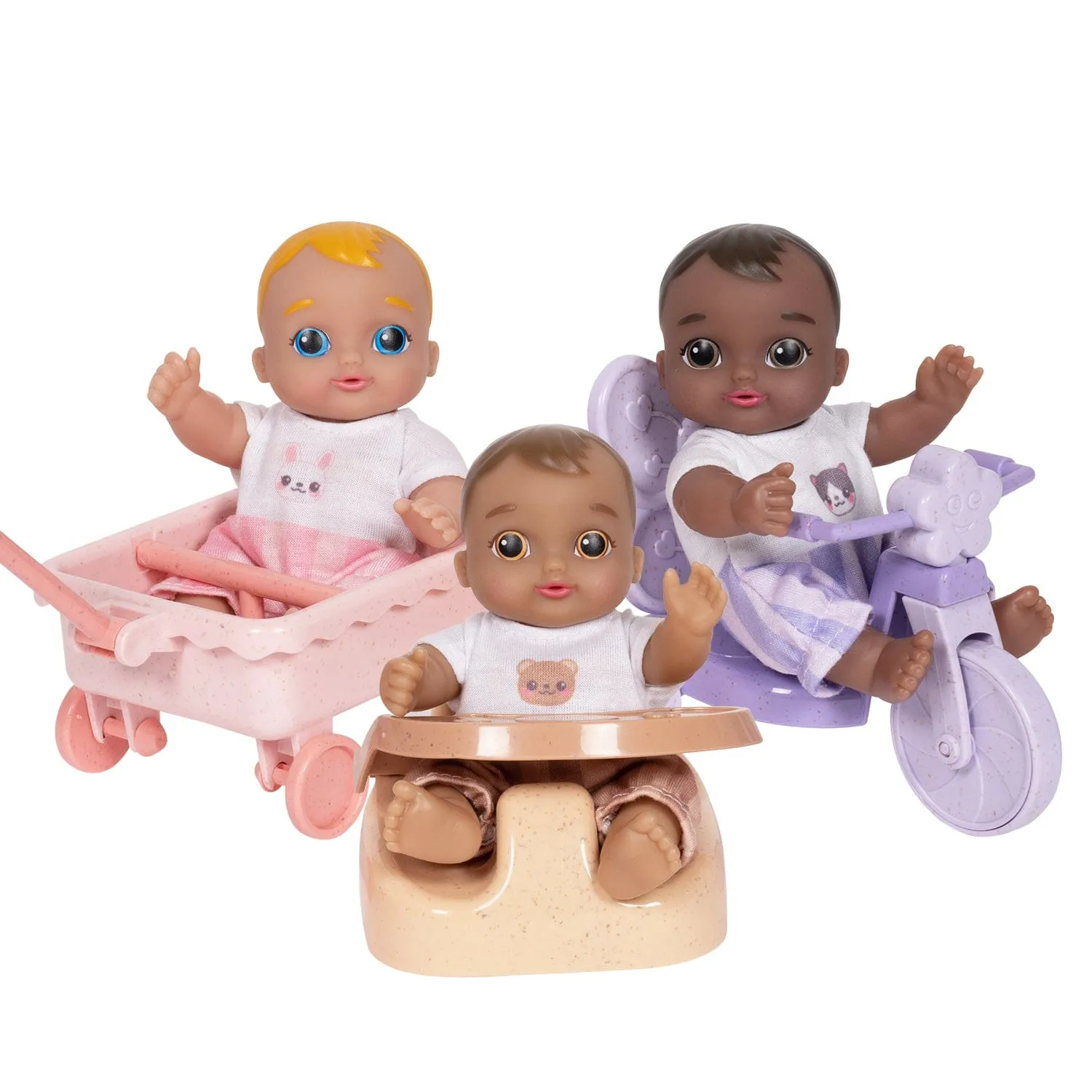 Adora Eco-Friends Mini Baby Doll 10-Piece Set, Clothes, & Accessories Set