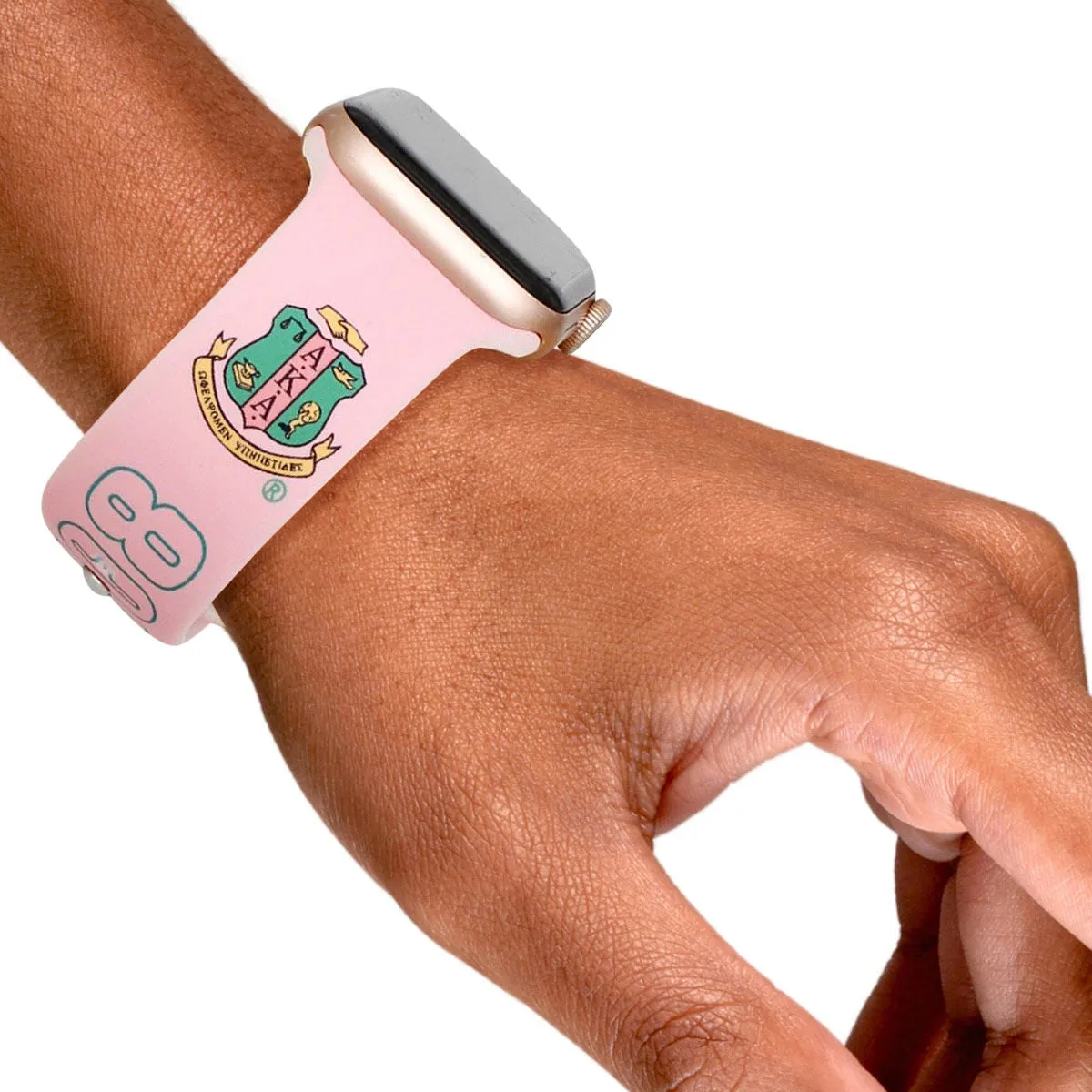 AKA Sorority Pink 1908 AKA Watch Band Strap Women